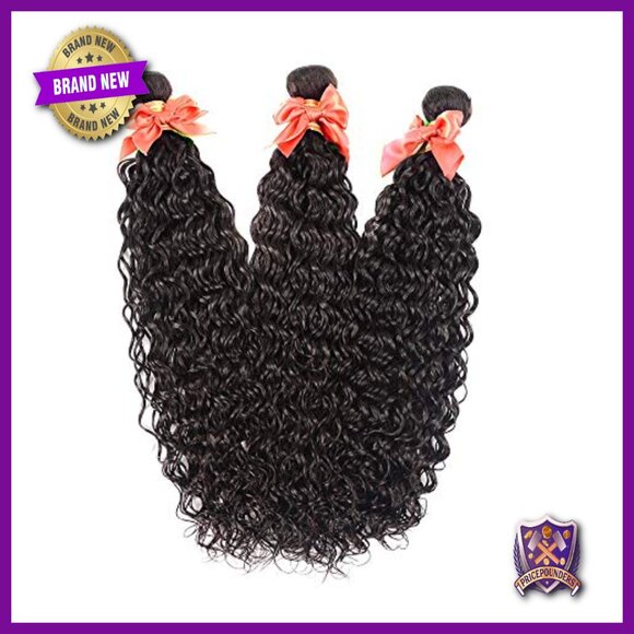 28 Inch Brazilian Human Hair Extensions Water Wave Bundles 3 Pack main image 4